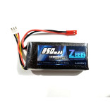 BATERIA DE LIPO 2S 7.4V 850MAH 30C COM PLUG JST ZEEE POWER ZEE2S85030JST